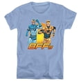 thumbnail image 1 of Trevco  JLA695-WT-5 JLA & Booster Beetle BFF-Short Sleeve Womens Tee, Carolina Blue - 2X, 1 of 1