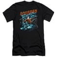 thumbnail image 1 of Trevco Jla-Aqua Bubbles Short Sleeve Adult 30-1 Tee - Black - Small, 1 of 1