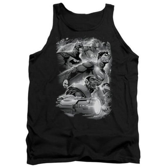 Trevco Jla-Atmospheric Adult Tank Top- Black - 2X