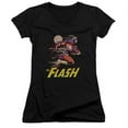 thumbnail image 1 of Trevco Jla-City Run Junior V-Neck Tee, Black - Medium, 1 of 1