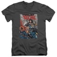 thumbnail image 1 of Trevco Jla-Crime Syndicate Short Sleeve Adult V-Neck 30-1 Tee- Charcoal - XL, 1 of 1