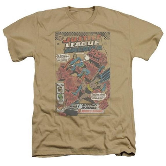 Trevco Jla-Cube Creature Adult Heather Tee- Sand - Small