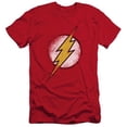 thumbnail image 1 of Trevco Jla-Destroyed Flash Logo Short Sleeve Adult 30-1 Tee- Red - XL, 1 of 1
