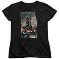 thumbnail image 1 of Trevco Jla-Fire And Rain Short Sleeve Womens Tee- Black - Large, 1 of 1