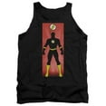 thumbnail image 1 of Trevco Jla-Flash Block Adult Tank Top- Black - Small, 1 of 1