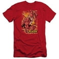 thumbnail image 1 of Trevco Jla-Flash Lightning Short Sleeve Adult 30-1 Tee- Red - Medium, 1 of 1