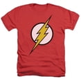 thumbnail image 1 of Trevco Jla-Flash Logo Adult Heather Tee- Red - 2X, 1 of 2