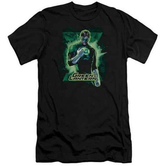 Trevco Jla-Gl Brooding Short Sleeve Adult 30-1 Tee- Black - 2X