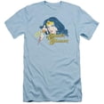 thumbnail image 1 of Trevco Jla-Portrait Short Sleeve Adult 30-1 Tee- Light Blue - 2X, 1 of 1