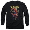 thumbnail image 1 of Trevco Jla-Ripping Apart Long Sleeve Adult 18-1 Tee - Black - Large, 1 of 1