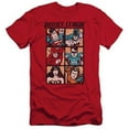 thumbnail image 1 of Trevco Jla-Rough Panels Short Sleeve Adult 30-1 Tee- Red - Medium, 1 of 1