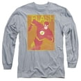 thumbnail image 1 of Trevco Jla-Simple Flash Poster Long Sleeve Adult 18-1 Tee - Athletic Heather - Small, 1 of 1