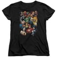 thumbnail image 1 of Trevco Jla-The Leagues All Here Short Sleeve Womens Tee- Black - Small, 1 of 1