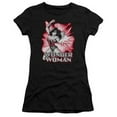 thumbnail image 1 of Trevco Jla-Wonder Woman Red & Gray Short Sleeve Junior Sheer Tee- Black - Medium, 1 of 1