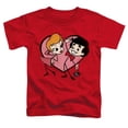 thumbnail image 1 of Trevco  LB304-TT-1 I Love Lucy & Cartoon Love - Short Sleeve Toddler Tee, Red - Small 2T, 1 of 1