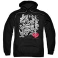 thumbnail image 1 of Trevco LUCY-60 Years Of Fun Adult Pull-Over Hoodie - Black - 2X, 1 of 1