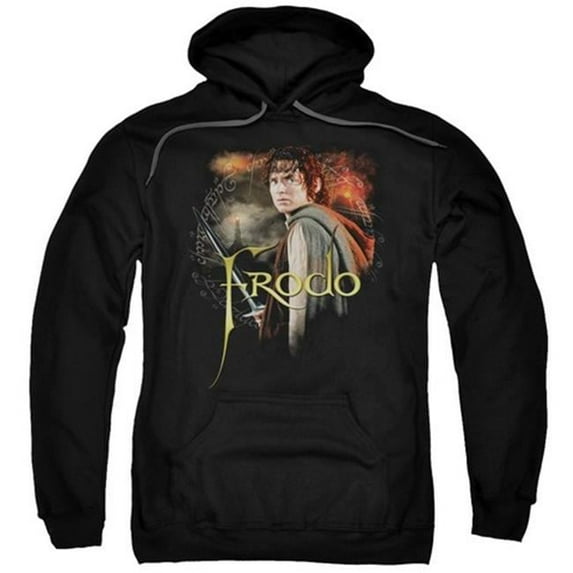 Trevco Lor-Frodo Adult Pull-Over Hoodie- Black - Small