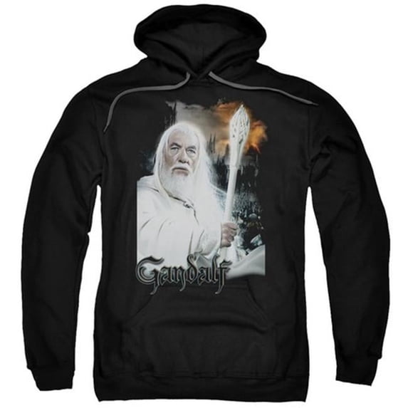 Trevco Lor-Gandalf Adult Pull-Over Hoodie- Black - Large