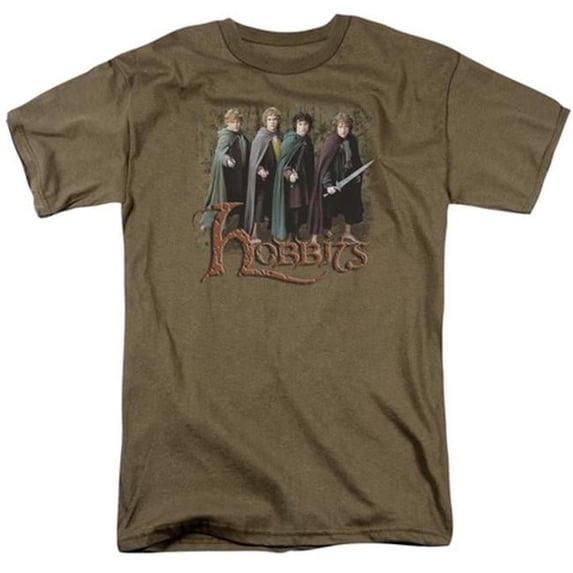 Trevco Lor-Hobbits Short Sleeve Adult 18-1 Tee- Safari Green - Large
