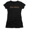 thumbnail image 1 of Trevco Lor-Lotr Logo Short Sleeve Junior Sheer Tee- Black - Small, 1 of 1