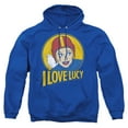 thumbnail image 1 of Trevco Lucy-Lb Super Comic Adult Pull-Over Hoodie- Royal Blue - Medium, 1 of 2