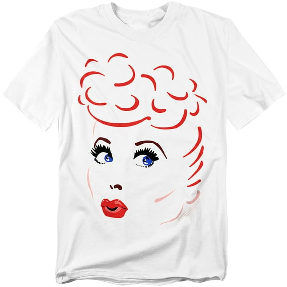 I Love Lucy T-Shirt Lines Face Unisex Graphic Tee For Men & Women
