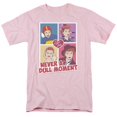 thumbnail image 1 of Trevco Lucy-Panels Short Sleeve Adult 18-1 Tee- Pink - 3X, 1 of 1
