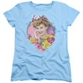 thumbnail image 1 of Trevco Lucy-Springtime Short Sleeve Womens Tee- Light Blue - Medium, 1 of 1
