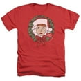 thumbnail image 1 of Trevco Lucy-Wreath Adult Heather Tee- Red - XL, 1 of 1