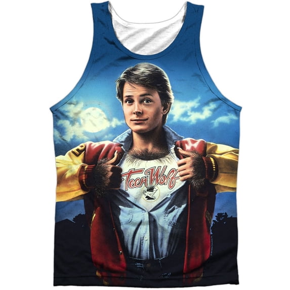 teen wolf men's poster sub mens tank white
