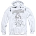 thumbnail image 1 of Trevco MM-MIGHTY MOUSE-BURSTING OUT - Adult Pull-Over Hoodie - White- Small, 1 of 1