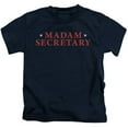 thumbnail image 1 of Trevco Madam Secretary-Logo - Short Sleeve Juvenile 18-1 Tee - Navy- Medium 5-6, 1 of 1