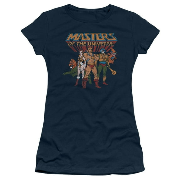 Masters Of The Universe - Team Of Heroes - Juniors Teen Girls Cap Sleeve Shirt - X-Large