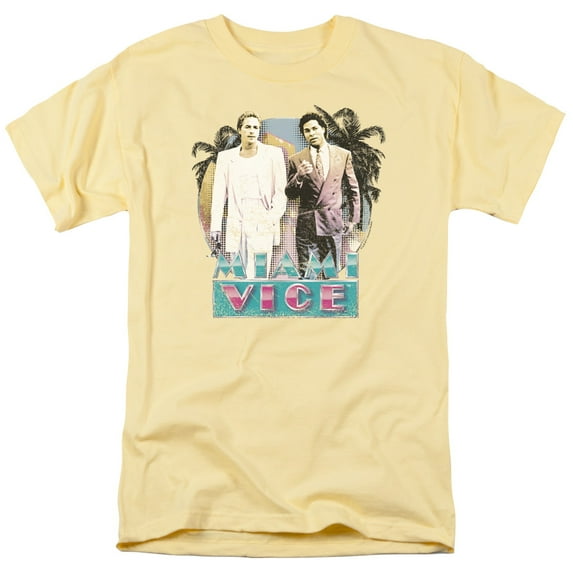Trevco Mens Miami Vice Logo T-Shirt