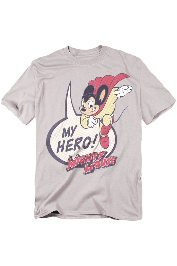 Trevco Mens Mighty Mouse Short Sleeve T-Shirt