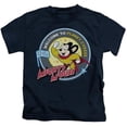 thumbnail image 1 of Trevco Mighty Mouse-Planet Cheese - Short Sleeve Juvenile 18-1 Tee - Navy- Medium 5-6, 1 of 1