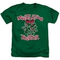 thumbnail image 1 of Trevco  Mistletoe Tester-Short Sleeve Juvenile 18-1 T-Shirt, Kelly Green - Medium - 5-6, 1 of 1