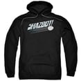 thumbnail image 1 of Trevco CBS1079-AFTH-8 Mork & Mindy - Shazbot Egg Adult Pull-Over Hoodie, Black - 5X, 1 of 1