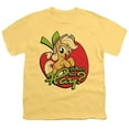 thumbnail image 1 of Trevco  My Little Pony TV & What the Hay-Youth 18 by 1 Short Sleeve T-Shirt - Banana - Large, 1 of 1