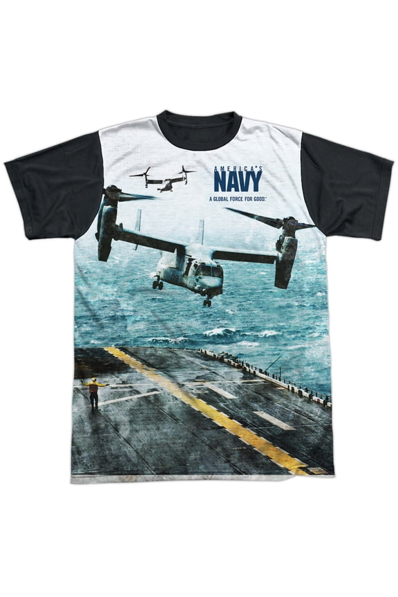 Navy Men's Osprey Sublimation T-shirt White