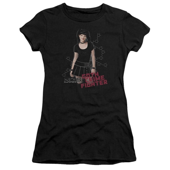 Ncis - Goth Crime Fighter - Juniors Teen Girls Cap Sleeve Shirt - X-Large