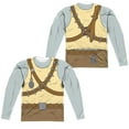 thumbnail image 1 of Trevco NICK1025FB-ALPP-3 TMNT & TMNT Rocksteady Costume Long Sleeve Adult Poly Crew T-Sjirt, White - Large, 1 of 1