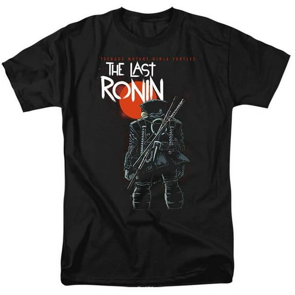 Trevco NICK1096-AT-5 Teenage Mutant Ninja Turtles & Red Sun Ronin Short Sleeve Adult 18-1 T-Shirt, Black - 2X