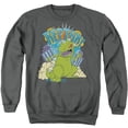 thumbnail image 1 of Trevco NICK232-AS-1 Rugrats & Reptar Stomp-Adult Crewneck Sweatshirt, Charcoal - Small, 1 of 1
