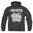 thumbnail image 1 of Trevco NICK237-AHH-5 Rugrats & Angelica Pickles Rocks-Adult Heather Hoodie, Black - 2X, 1 of 1