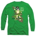 thumbnail image 1 of Trevco NICK293-AL-1 Avatar the Last Airbender & Toph Rock Slide-Long Sleeve Adult 18-1 T-Shirt, Kelly Green - Small, 1 of 1