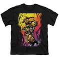 thumbnail image 1 of Trevco NICK306-YT-2 Teenage Mutant Ninja Turtles & Hot Rainbow Warriors Short Sleeve Youth 18-1 T-Shirt, Black - Medium, 1 of 1