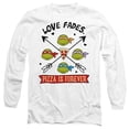 thumbnail image 1 of Trevco NICK329-AL-5 Teenage Mutant Ninja Turtles & Pizza Is Forever Long Sleeve Adult 18-1 T-Shirt, White - 2X, 1 of 1