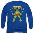 thumbnail image 1 of Trevco NICK466-AL-5 Teenage Mutant Ninja Turtles & Retro Leo Long Sleeve Adult 18-1 T-Shirt, Royal Blue - 2X, 1 of 1