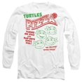 thumbnail image 1 of Trevco NICK482-AL-5 Teenage Mutant Ninja Turtles & Turtles Pizza Long Sleeve Adult 18-1 T-Shirt, White - 2X, 1 of 1